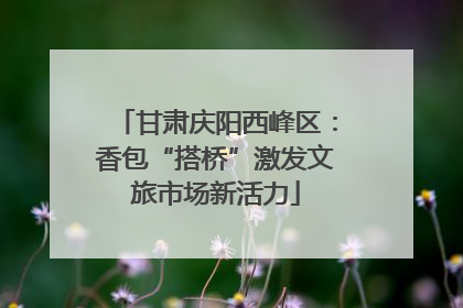 甘肃庆阳西峰区：香包“搭桥”激发文旅市场新活力