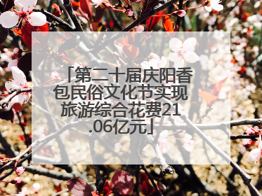 第二十届庆阳香包民俗文化节实现旅游综合花费21.06亿元