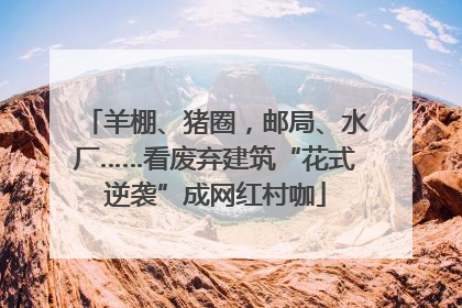 羊棚、猪圈，邮局、水厂……看废弃建筑“花式逆袭”成网红村咖