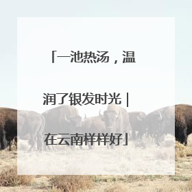 一池热汤，温润了银发时光｜在云南样样好