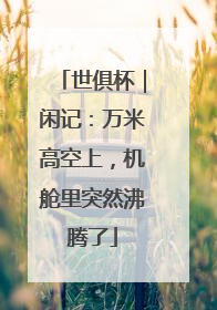 世俱杯｜闲记：万米高空上，机舱里突然沸腾了