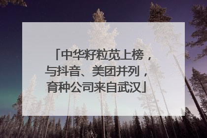 中华籽粒苋上榜，与抖音、美团并列，育种公司来自武汉