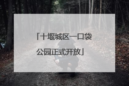 十堰城区一口袋公园正式开放