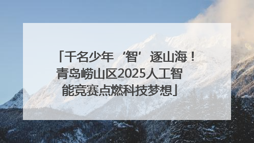 千名少年‘智’逐山海！青岛崂山区2025人工智能竞赛点燃科技梦想
