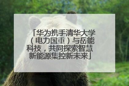 华为携手清华大学（电力国重）与岳能科技，共同探索智慧新能源集控新未来