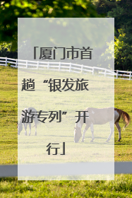 厦门市首趟“银发旅游专列”开行
