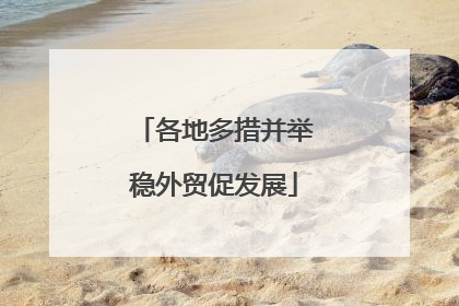 各地多措并举稳外贸促发展
