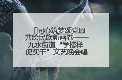 同心筑梦颂党恩 共绘民族新画卷——九水街道“学榜样 促实干”文艺晚会唱响民族团结主旋律