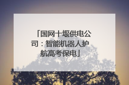 国网十堰供电公司：智能机器人护航高考保电