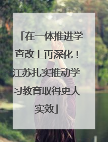 在一体推进学查改上再深化！江苏扎实推动学习教育取得更大实效