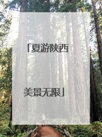 夏游陕西 美景无限