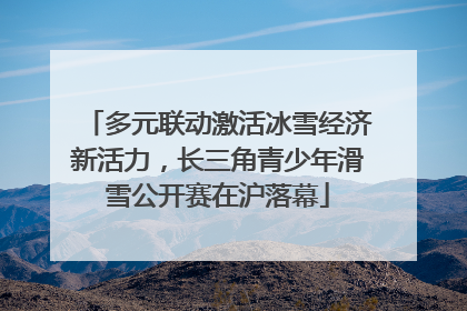 多元联动激活冰雪经济新活力，长三角青少年滑雪公开赛在沪落幕