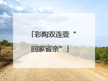 彩陶双连壶“回家省亲”