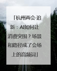 杭州两会·追新：AI如何让消费突围？场景和路径成了会场上的高频词