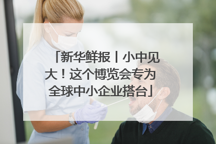 新华鲜报丨小中见大！这个博览会专为全球中小企业搭台