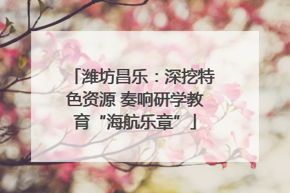 潍坊昌乐：深挖特色资源 奏响研学教育“海航乐章”