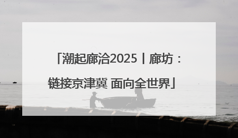 潮起廊洽2025丨廊坊：链接京津冀 面向全世界
