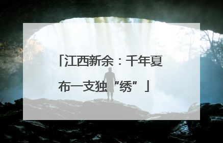 江西新余：千年夏布一支独“绣”
