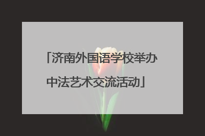 济南外国语学校举办中法艺术交流活动