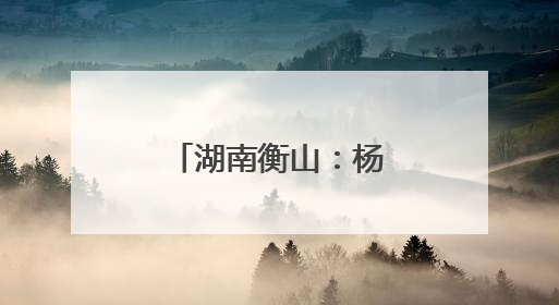 湖南衡山：杨梅缀满枝 采摘尝鲜正当时