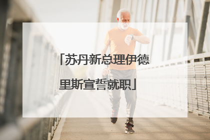 苏丹新总理伊德里斯宣誓就职
