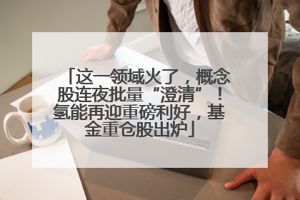 这一领域火了,概念股连夜批量“澄清”!氢能再迎重磅利好,基金重仓股出炉