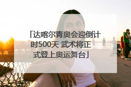 达喀尔青奥会迎倒计时500天 武术将正式登上奥运舞台