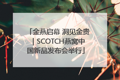 金燕启幕 洞见金贵｜SCOTCH燕窝中国新品发布会举行
