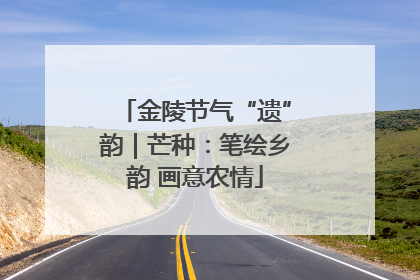 金陵节气“遗”韵｜芒种：笔绘乡韵 画意农情