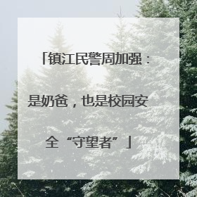 镇江民警周加强：是奶爸，也是校园安全“守望者”