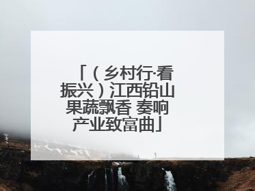 （乡村行·看振兴）江西铅山果蔬飘香 奏响产业致富曲